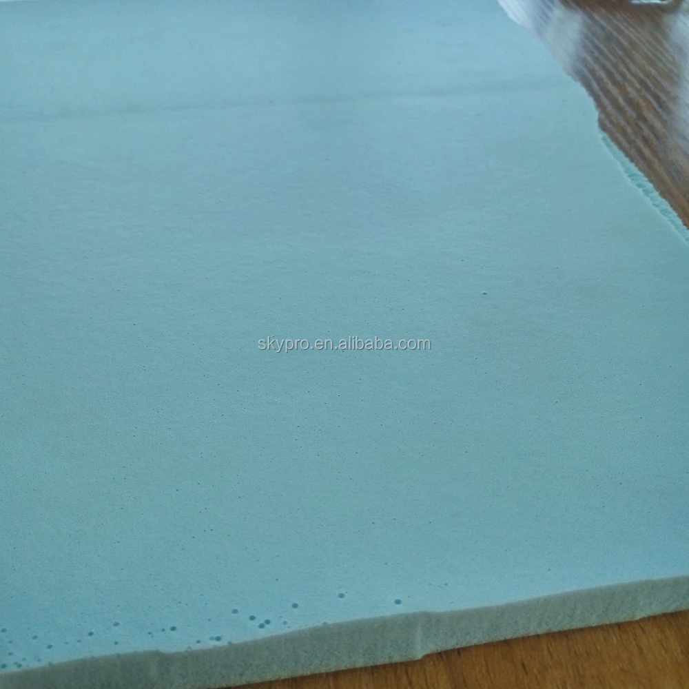 3mm Thickness Green Natural Latex Foam Rubber Sheets Heat Resistant
