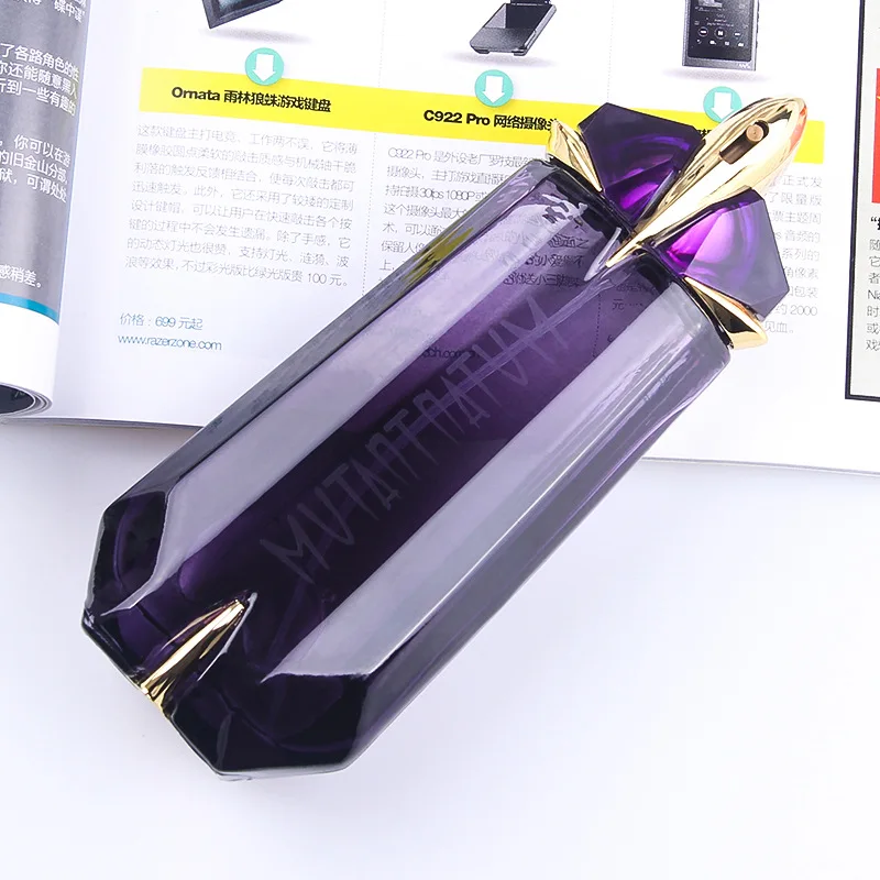 

New  women perfume beautiful atomizer package with flower lady fashion box perfume fruits as gift fragrances, As client's requirements