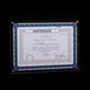 Customized wall mount acrylic hanging photo frame with screws / certificate photo frame A3 A4 Size