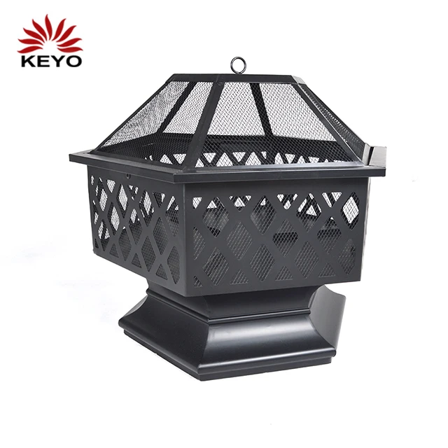 Wrought Steel Latest Design Patio Garden Barbecue Fire Pit Outdoor