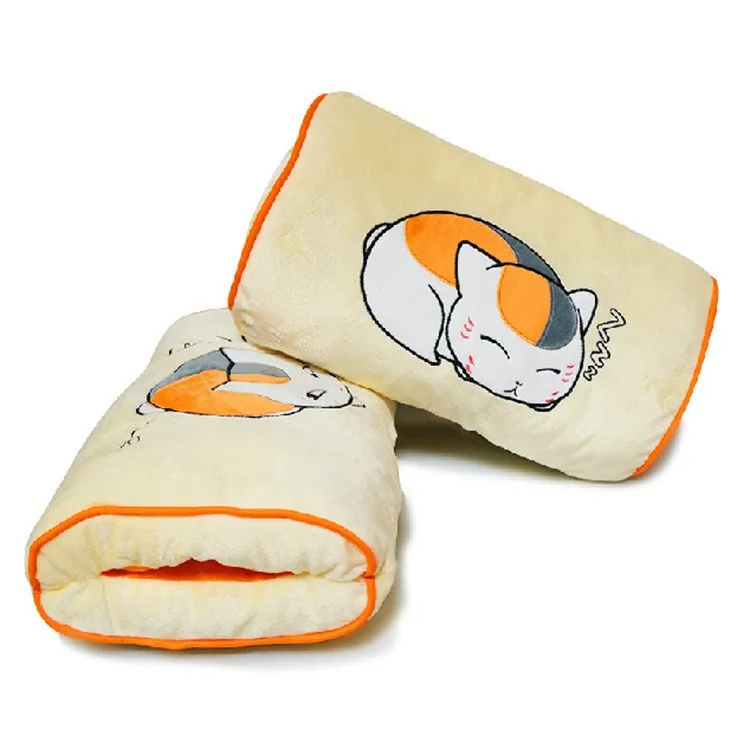 japanese cat plush pillow