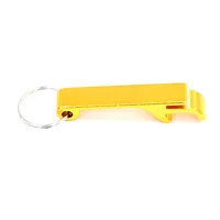 

Rainbow Color Aluminum Alloy Metal Custom Logo Souvenir Key Chain Bottle Opener