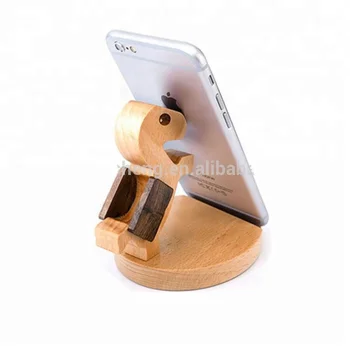 Multiple Wooden Mobile Phone Holders Desktop Novelty Funny Craft