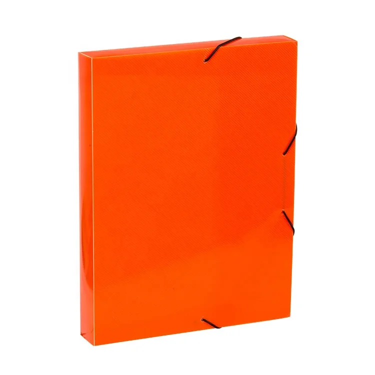 
A4 Plastic Translucent Clear Elasticated Document Box File for Filing and Storage 