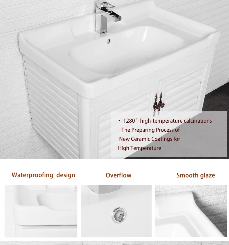 Solid Aluminum Alloy Stainless Steel Bathroom Wall Cabinet