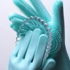 High Resistance Multi-functional Silicone Dishwashing Scrubber Gloves
