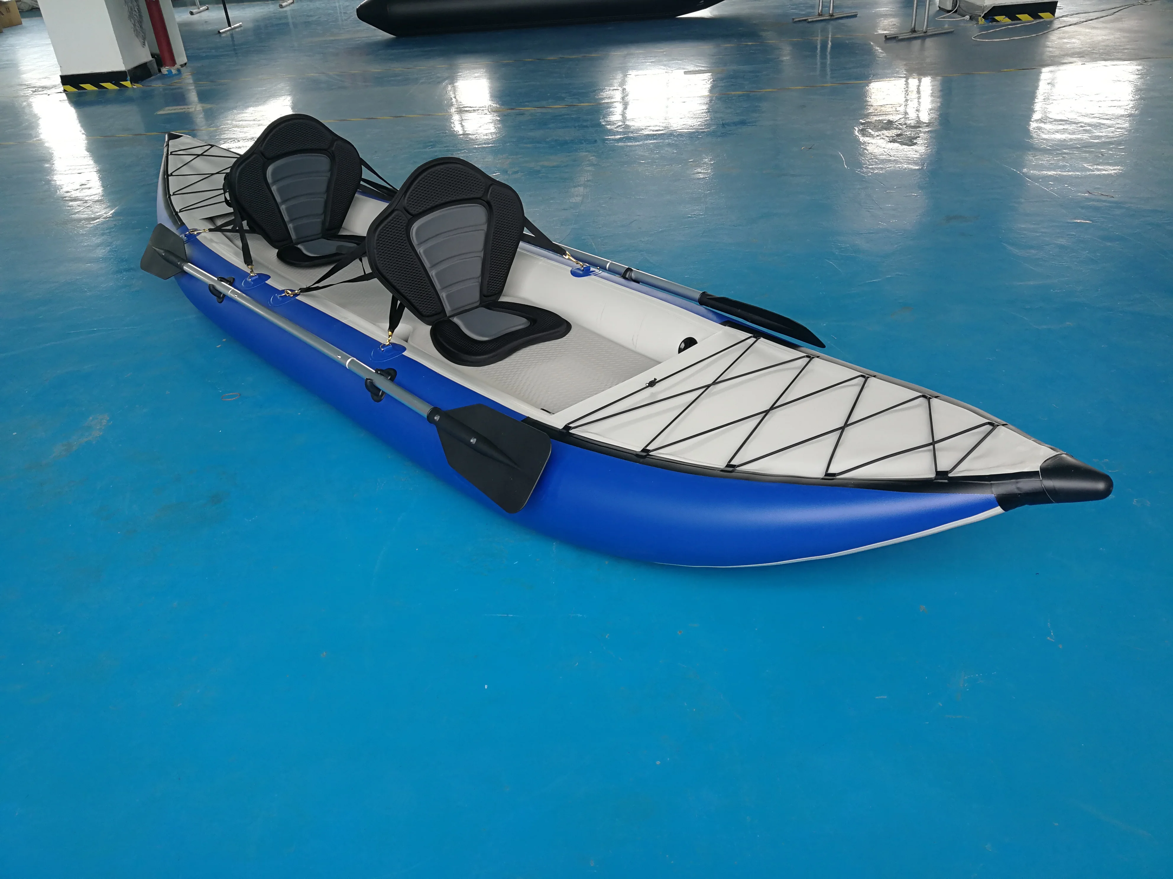pvc pontoon kayak inflatable pvc kayak fishing boat - buy