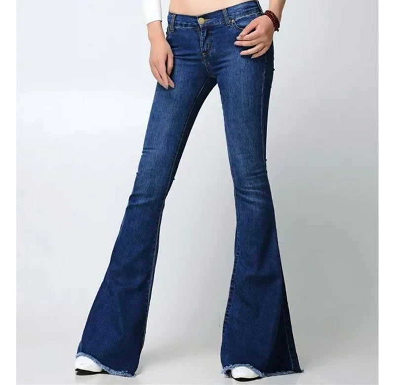 stretching denim jeans