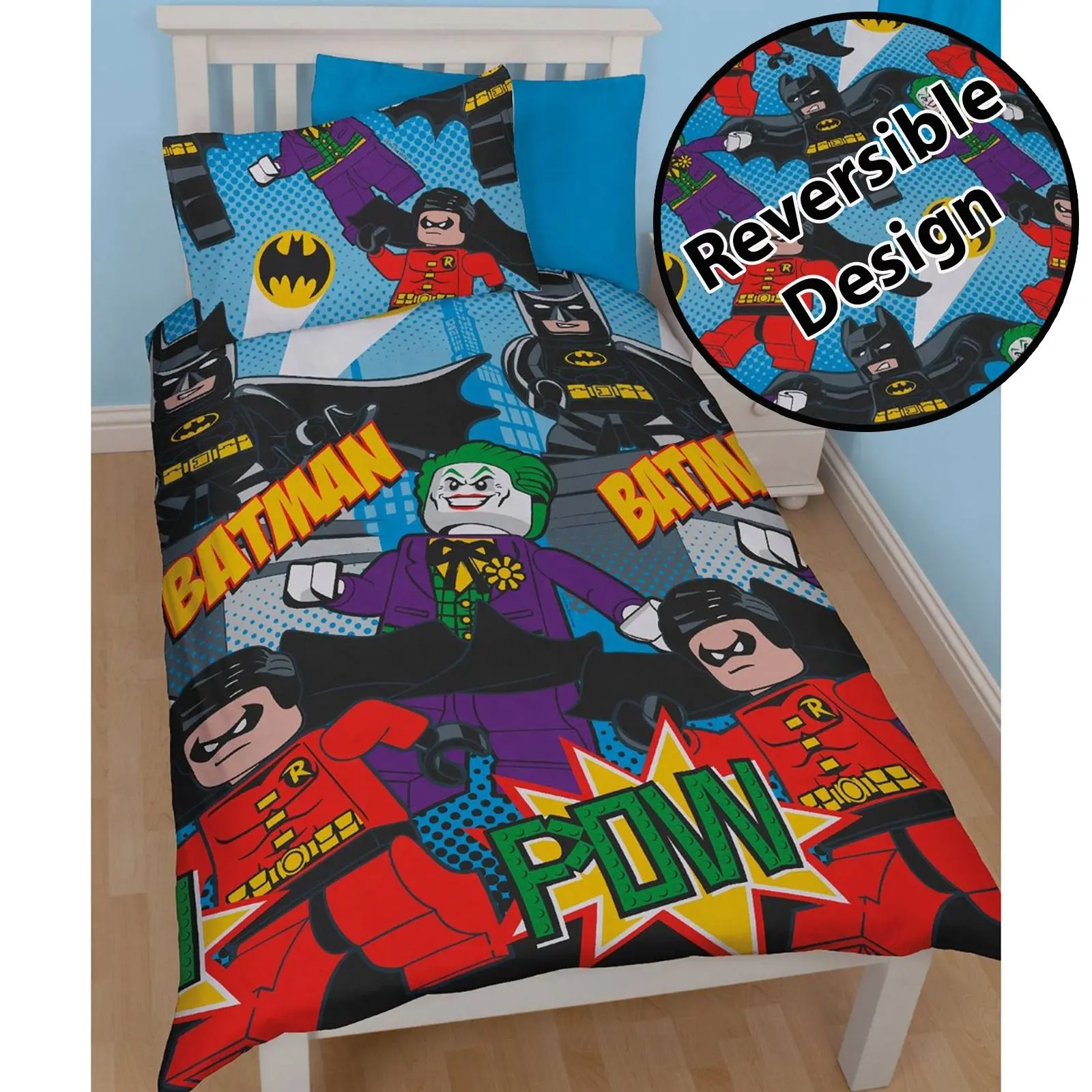 Buy Character Uk Lego Batman Duvet Set Bang 135 X 200 75 X 50