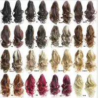 

hot sale clip synthetic hair ponytail claw in hairpieces