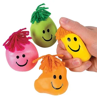 funny face stress ball