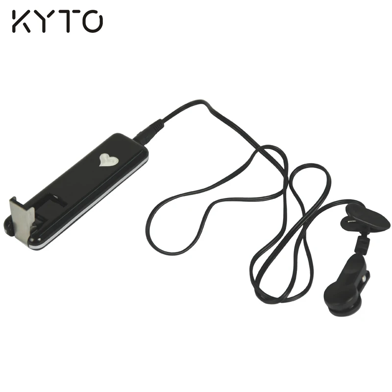 

PC usb HRV heart rate monitor with ear clip with pulse wave sensor and pulse variability KYTO2901, Black