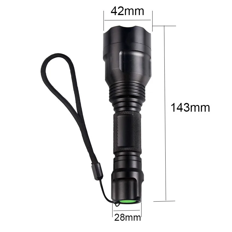 Portable 1000LM 5 Modes Bicycle Waterproof T6 Aluminum LED Torch Rechargeable