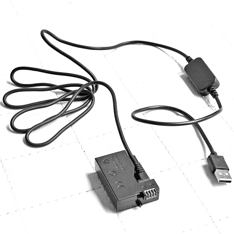 

USB Power Adapter ACK-E8 (LP-E8 DR-E8 Dummy Battery DC Coupler) for Canon Camera EOS 550D 600D 650D 700D T2i T3i T4i X4 X5 X6i