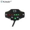 Runleader New design LiFePO4 Battery 12V 24V LED Battery Indicator Meter Gauge for Golf Kart