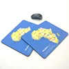 Microfiber polyester with soft rubber mouse pad Home&office use