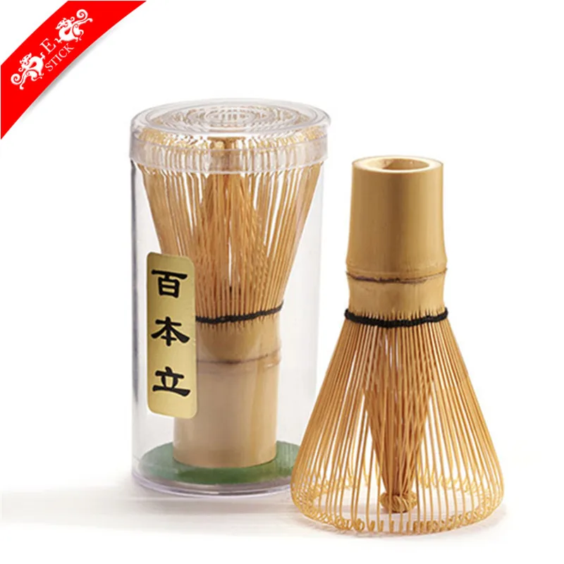 

Precious traditional high quality long bamboo tea whisk with 100prongs