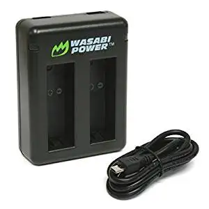Wasabi Power Dual Battery Charger for GoPro HERO5, HERO6 Black
