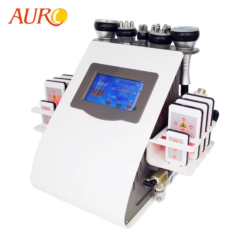 

Cavitation Slimming Vacuum Photon RF Liipoo Laser Slimming Machine+Beauty salon machine AU-61B