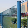 High security 3D curved peach post welded wire mesh fence