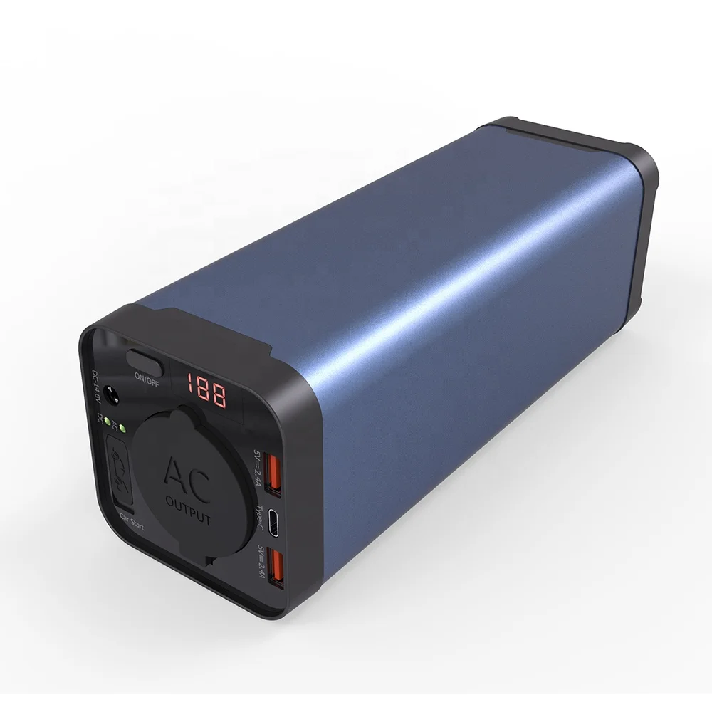 

New arrival 150W AC outlet computer laptop Power Bank, Silver and red;grey;blue;pink;black