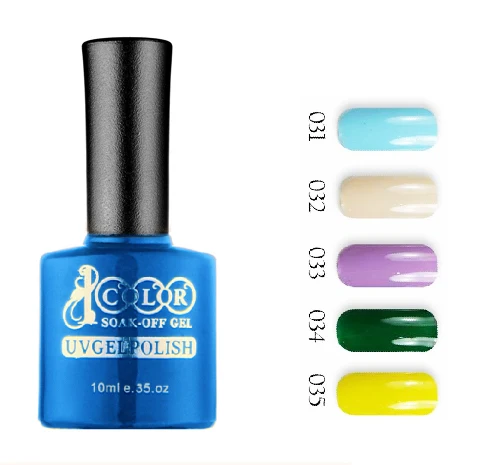 6pcs Color 1000 Beautiful gel polish 10ml 75 colors for choices in feifan