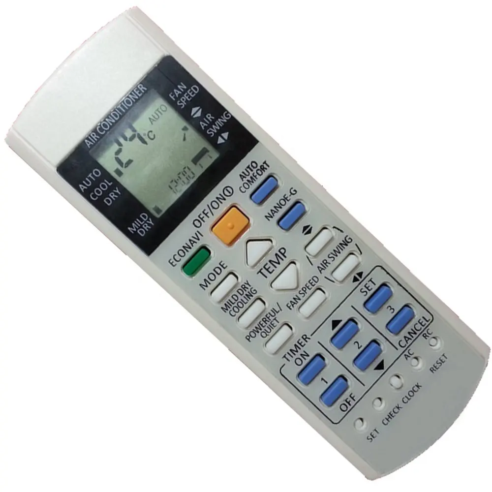 Generic Replacement Air Conditioner Remote Control for Panasonic A75c2998