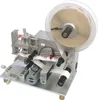 HIG servo motor economy semi automatic flat labeling machine manual hand-held label applicator