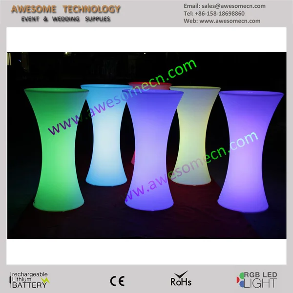 Silla Coctelera Led/alquler Mobiliario Para Eventos/mesa Y Sillas De
