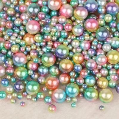 Perlas De Perlas De Imitación Abs De Plástico Multicolor Mm 