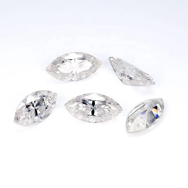 

5x10mm D VVS1 HOLYCOME Gem Wholesale Moissanite Supplier Factory Supply Marquise Cut Moissanite Luxury Jewelry Diamond Ring