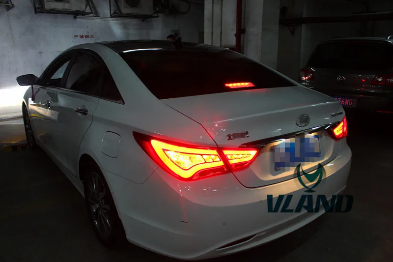 VLAND manufactory for car taillght for SONATA taillight 2011-2018 Led rear light with parking light+reverse light+turn signal