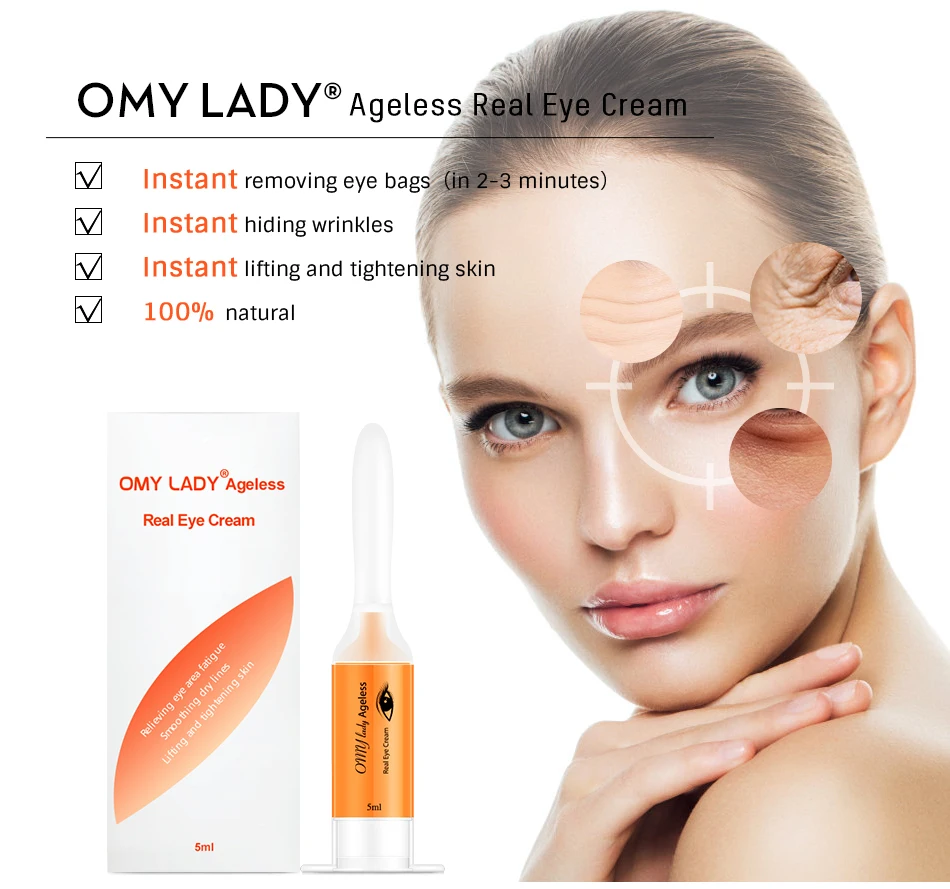 

Original Omy Lady eye cream anti wrinkle ,dark circle removal eye cream ageless for removing eyebags wrinkles