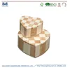 Factory supply heart shaped wooden jewelry box ,gift box packaging custom jewelry gift boxes