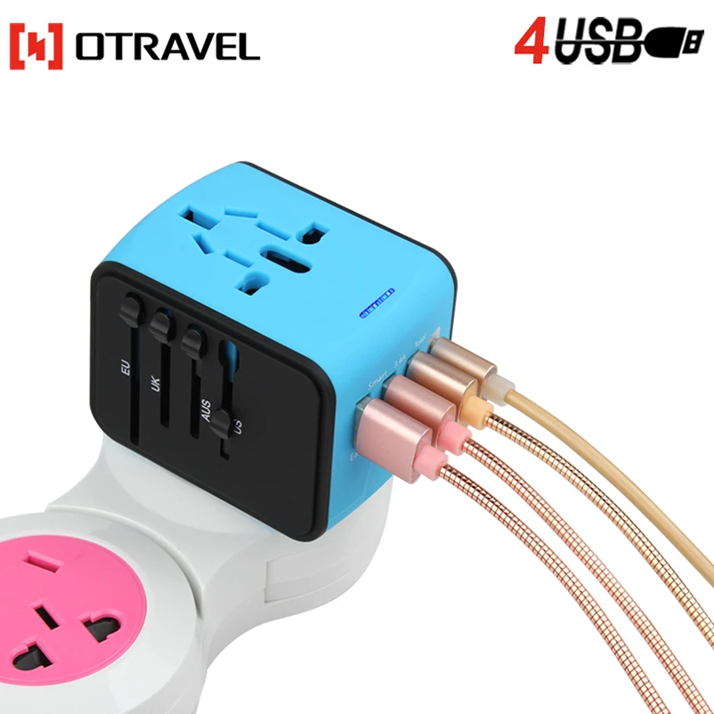 US EU To UK Tourist Travel Adaptor AUS/EU/USA/CHINA To UK 3 Pin Power –  [C3] Manchester Wholesale