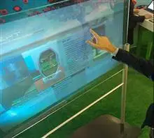50 inch 6 points transparent Interactive Touch Foil Film Flexible touch foil film can be laminated