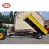 3 ton farm tractor hydraulic dump tipper trailer for sale