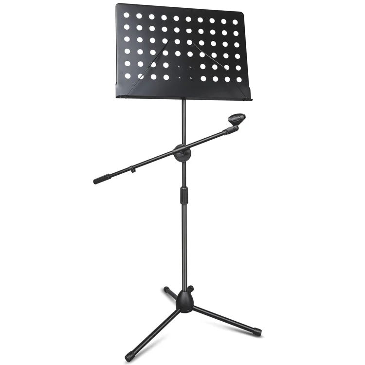 

Factory supplies detachable cantilever music stand telescopic music note stand adjustable little music stand, Black