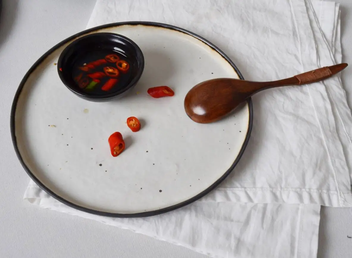 North Europe Design Ceramic Dinner Plates Pizza Plate Pie Plate 8" 10"