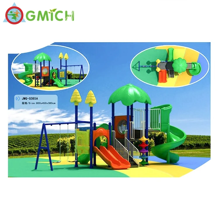 

Attractive outdoor homemade playground equipment outside slide swing sets for kids, Colorful