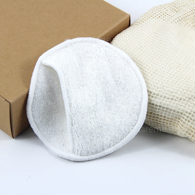 Reusable Soft Round Facial Cleansing Pad Washable Bamboo Fiber Cotton Pad Buy Bamboo Cotton