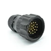 LED stage light 19pin threaded male female electric wire connector