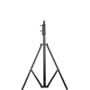 BY-806 adjustable metal photo studio light stand max height 280cm, three section light stand for video camera accessories