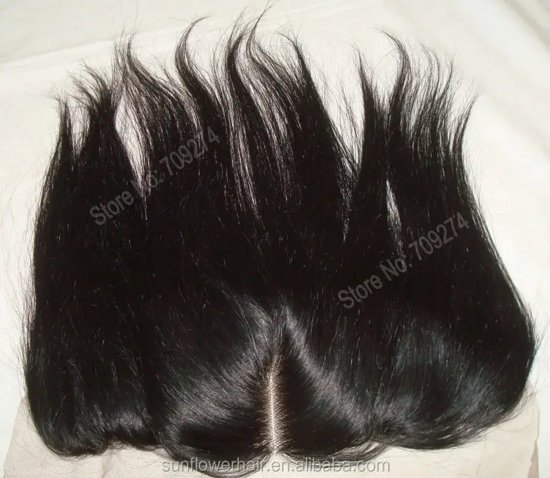 Instock top quality virgin brazilian remy human hair 13 x 4 lace frontals in middle part