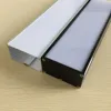 70mm Led linear pendant light section parts aluminum profile and pc housing with hanging rope