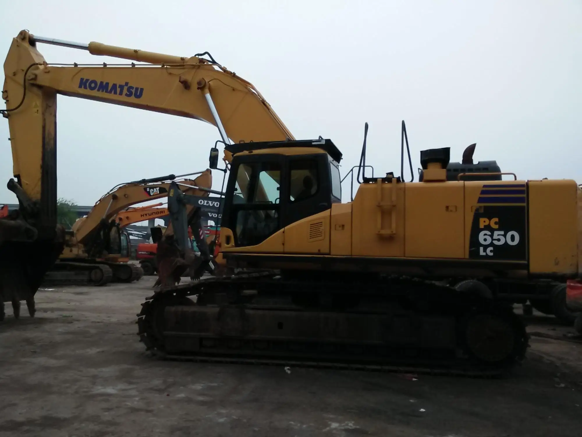 二手小松 pc650 lc 挖掘机