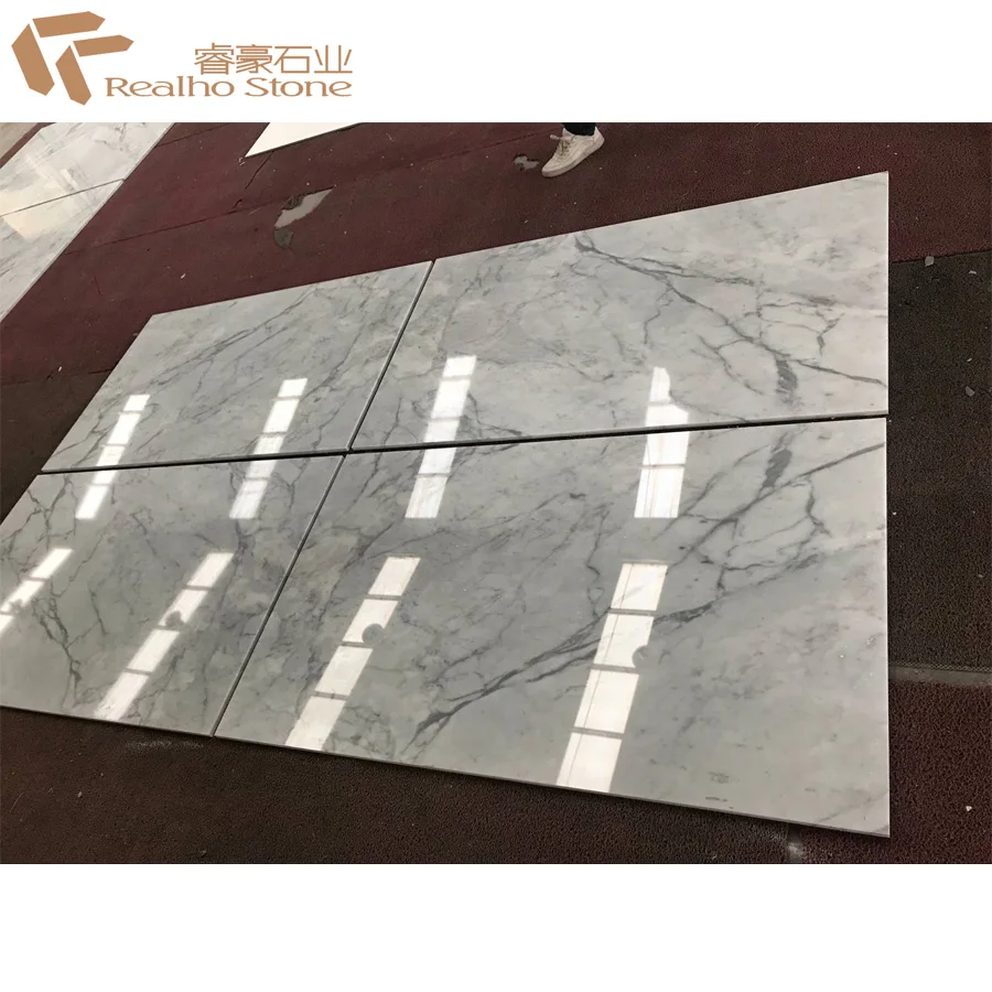 
Book match white marble with black veins for wall tiles and flooring tiles 