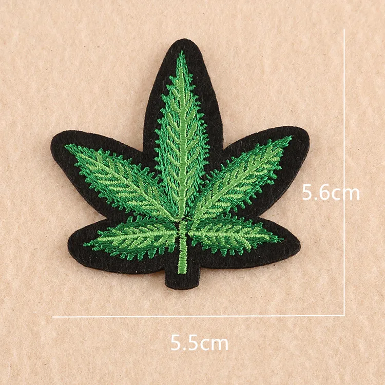 

Hot Sale Cheap Custom Shape Embroidered Iron Patch Flower Applique Patches