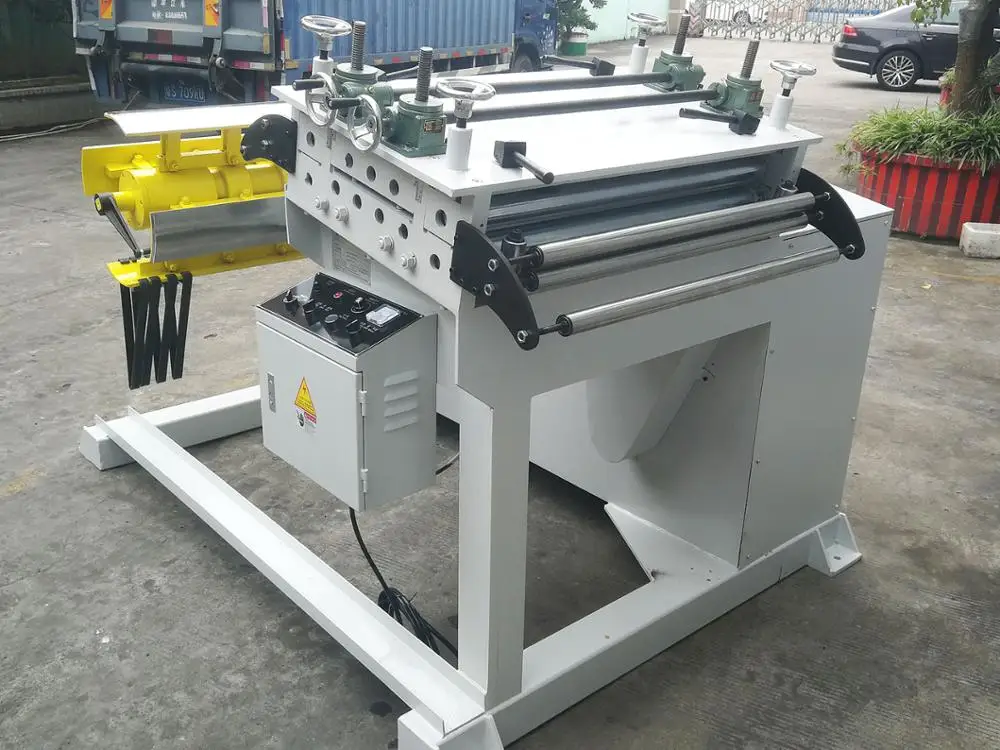 
800mm Wide Steel Coil Decoiler Straightener Machine for Decoiling and Straightening 