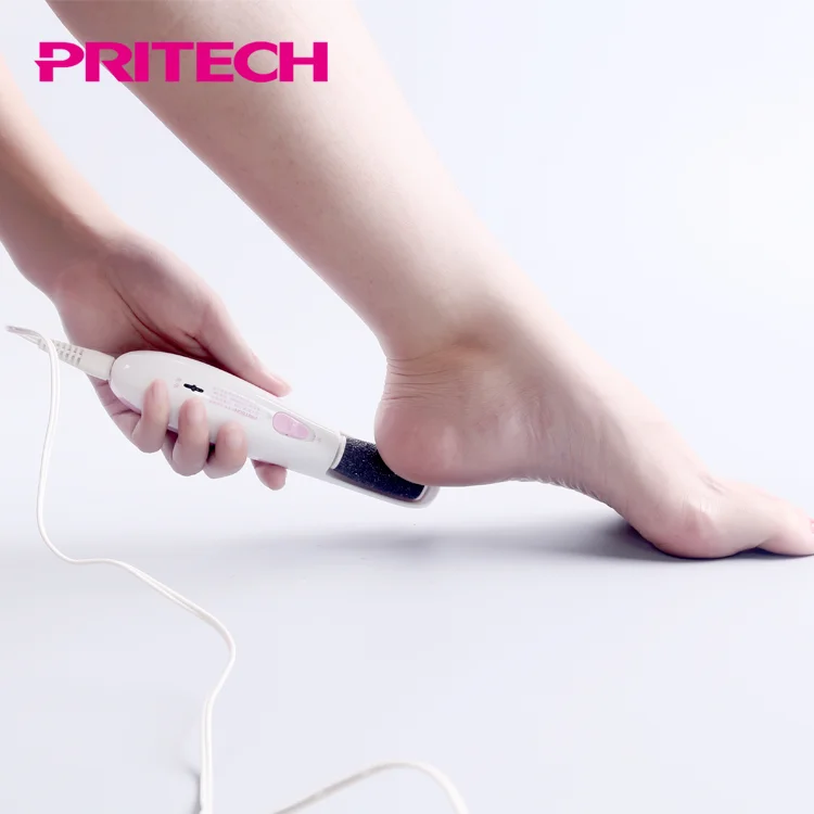 

PRITECH Hard Skin Remover Plastic Foot File Rechargeable Callus Remover, Pink/customized